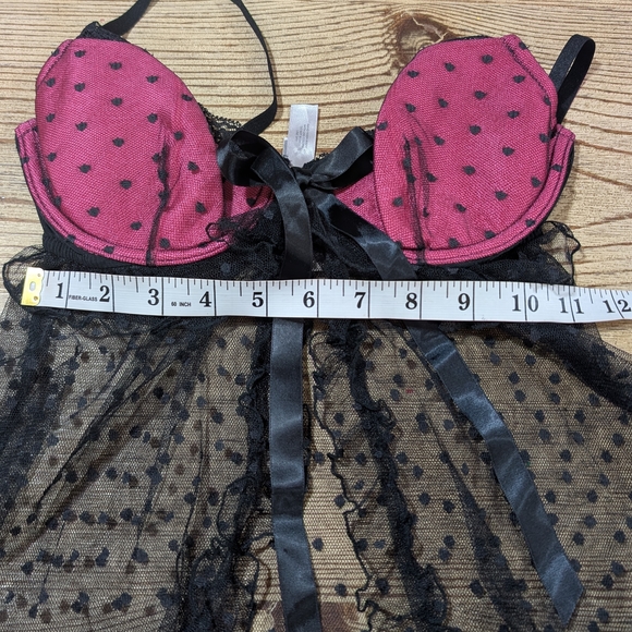 Vintage Victoria's Secret Sexy Little Things Babydoll 34D Y2K 2000s Coquette NWT - Picture 6 of 11